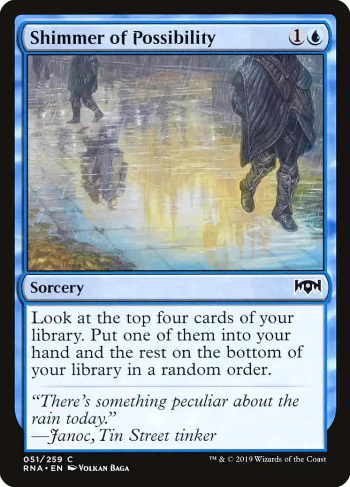 Shimmer of Possibility [Ravnica Allegiance] - MTG Single