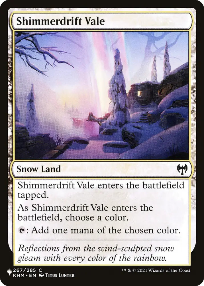Shimmerdrift Vale [The List] - MTG Single