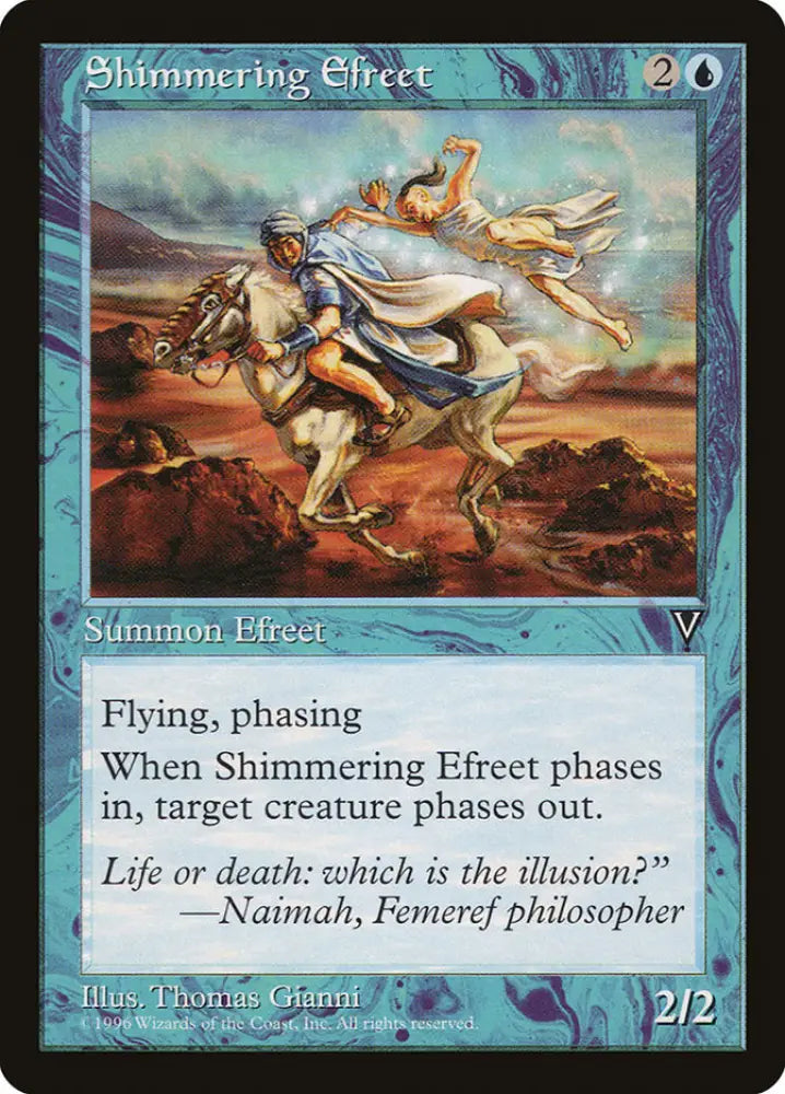 Shimmering Efreet [Visions] - MTG Single