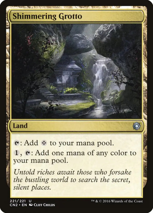 Shimmering Grotto [Conspiracy: Take the Crown] - MTG Single