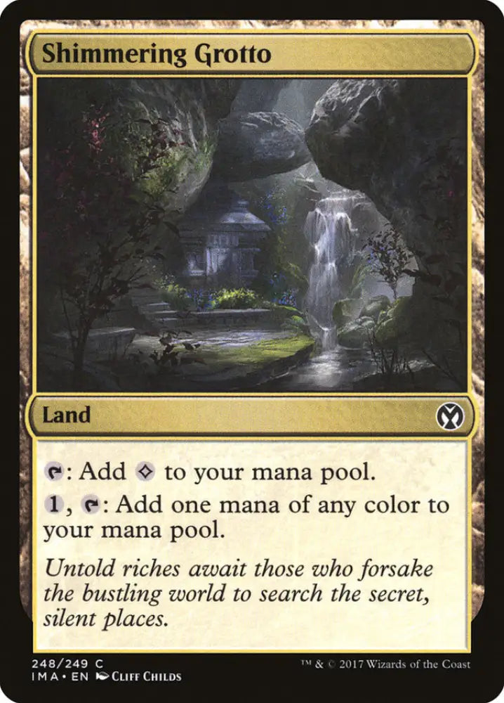 Shimmering Grotto [Iconic Masters] - MTG Single