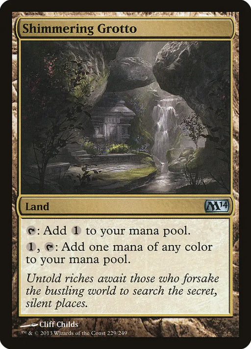 Shimmering Grotto [Magic 2014] - MTG Single