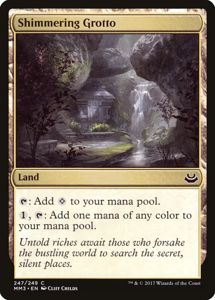 Shimmering Grotto [Modern Masters 2017] - MTG Single