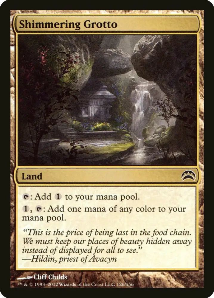 Shimmering Grotto [Planechase 2012] - MTG Single