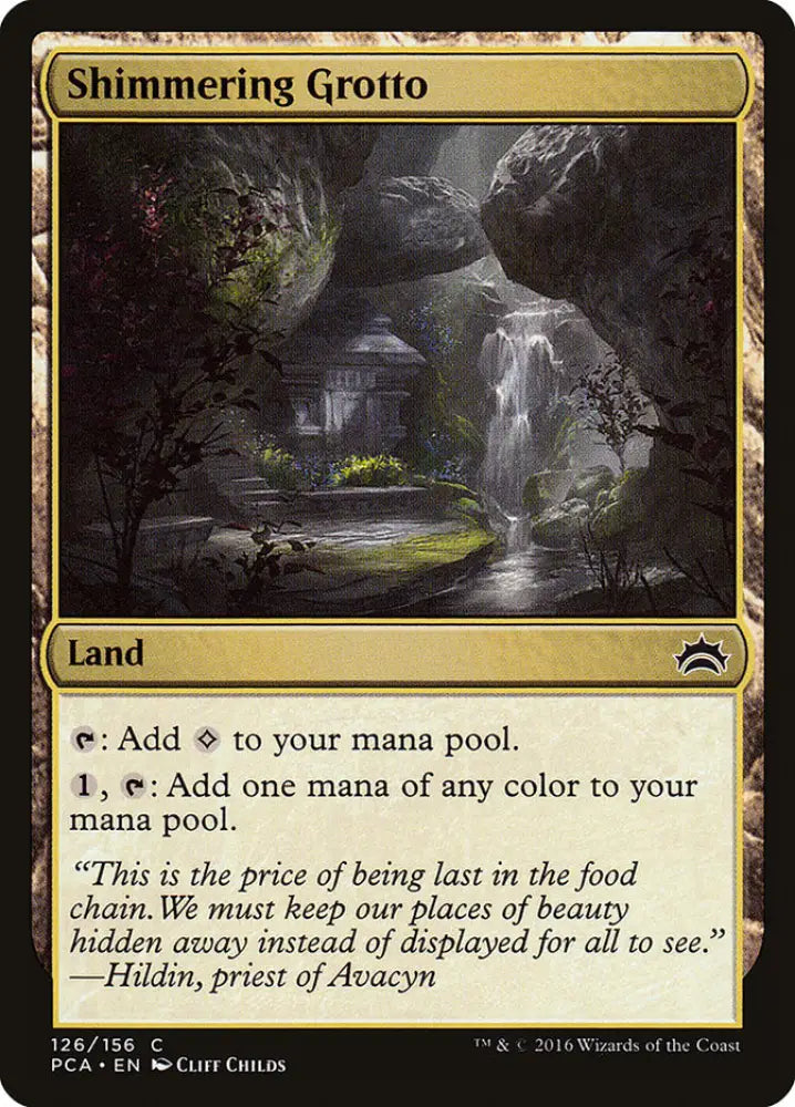 Shimmering Grotto [Planechase Anthology] - MTG Single