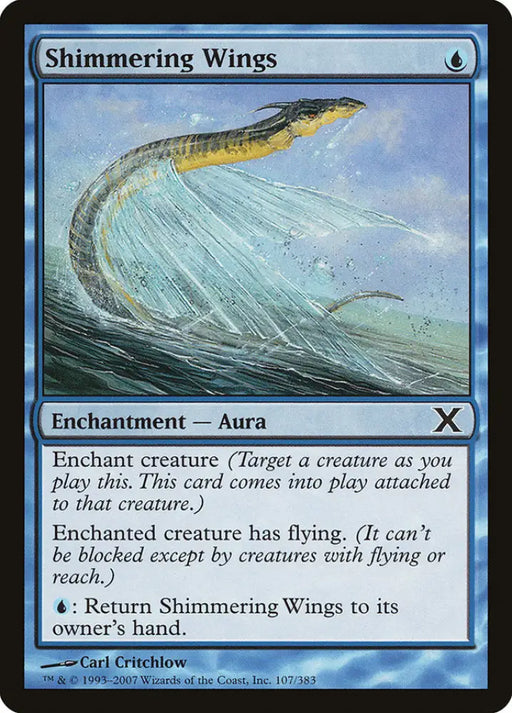 Shimmering Wings [Tenth Edition] - MTG Single