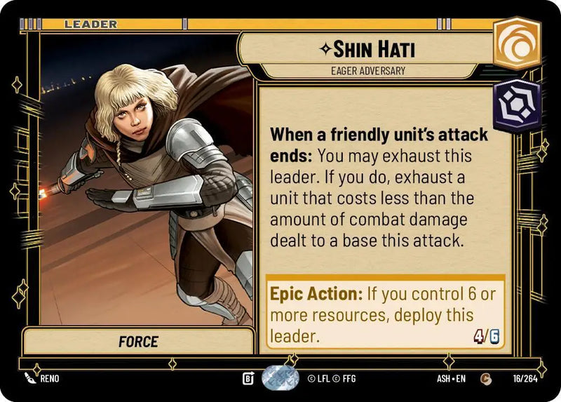 Shin Hati - Eager Adversary (16/264) [Ashes of the Empire]