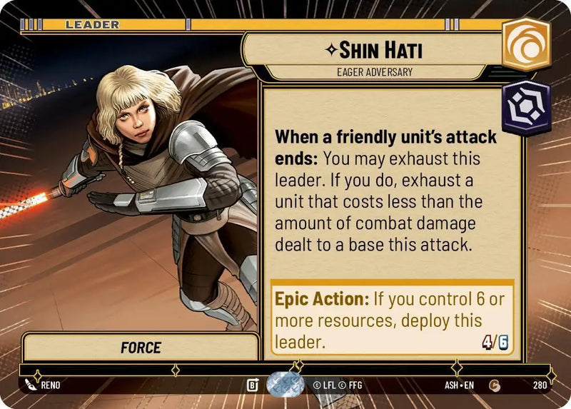Shin Hati - Eager Adversary (Hyperspace) (280) [Ashes of the Empire]
