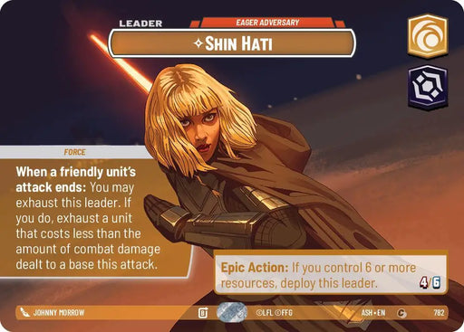 Shin Hati - Eager Adversary (Showcase) (782) [Ashes of the Empire]