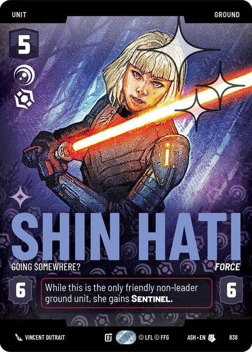 Shin Hati - Going Somewhere? (Prestige Foil) (838) [Ashes of the Empire]