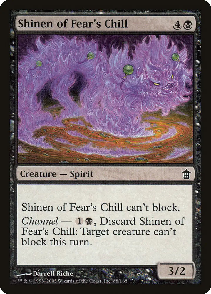 Shinen of Fear’s Chill [Saviors of Kamigawa] - MTG Single