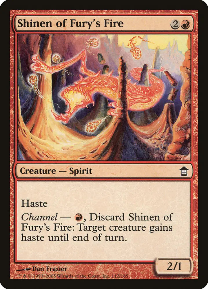 Shinen of Fury’s Fire [Saviors of Kamigawa] - MTG Single