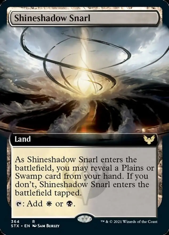 Shineshadow Snarl (Extended Art) [Strixhaven: School of Mages] - MTG Single