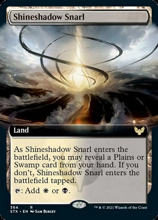 Shineshadow Snarl (Extended Art) [Strixhaven: School of Mages] - MTG Single