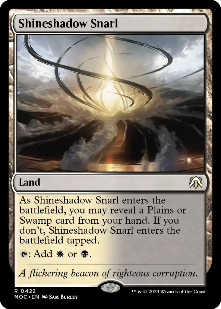 Shineshadow Snarl [March of the Machine Commander] - MTG Single