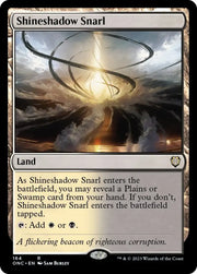 Shineshadow Snarl [Phyrexia: All Will Be One Commander] - MTG Single