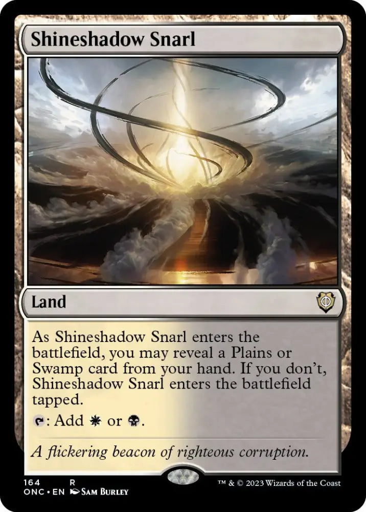 Shineshadow Snarl [Phyrexia: All Will Be One Commander] - MTG Single
