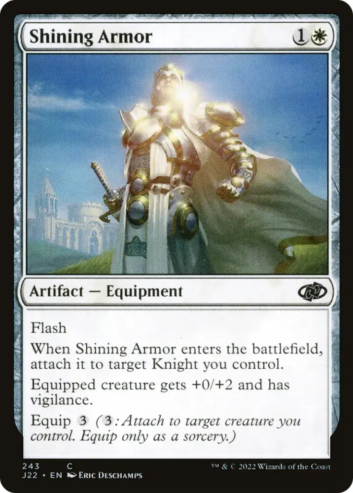 Shining Armor [Jumpstart 2022] - MTG Single