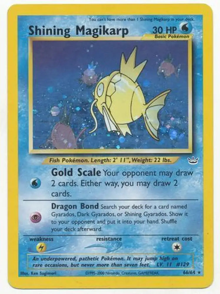 Shining Magikarp (66/64) [Neo Revelation Unlimited] - Pokemon Single