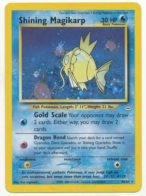 Shining Magikarp (66/64) [Neo Revelation Unlimited] - Pokemon Single