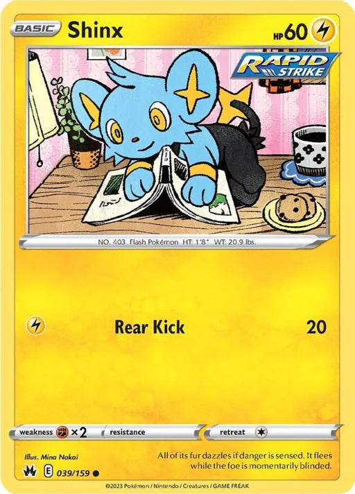 Shinx (039/159) (39) [Sword & Shield: Crown Zenith] - Pokemon Single
