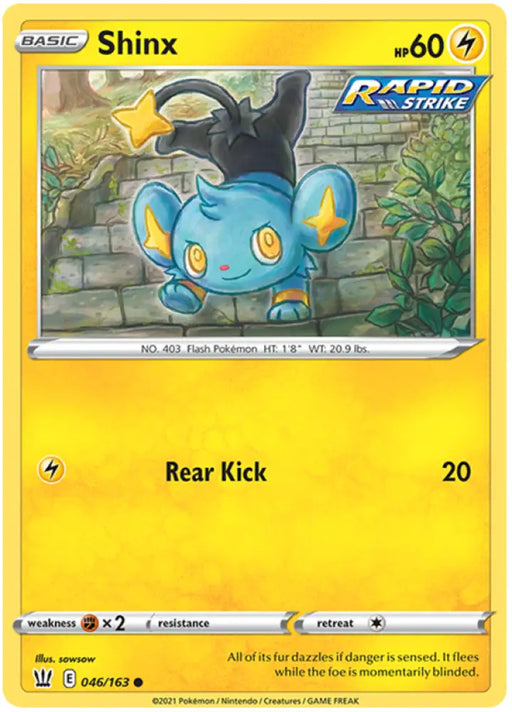 Shinx (046/163) [Sword & Shield: Battle Styles] - Pokemon Single