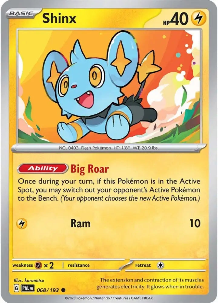 Shinx (068/193) [Scarlet & Violet: Paldea Evolved] - Pokemon Single