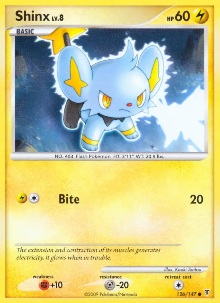 Shinx (126/147) [Platinum: Supreme Victors] - Pokemon Single