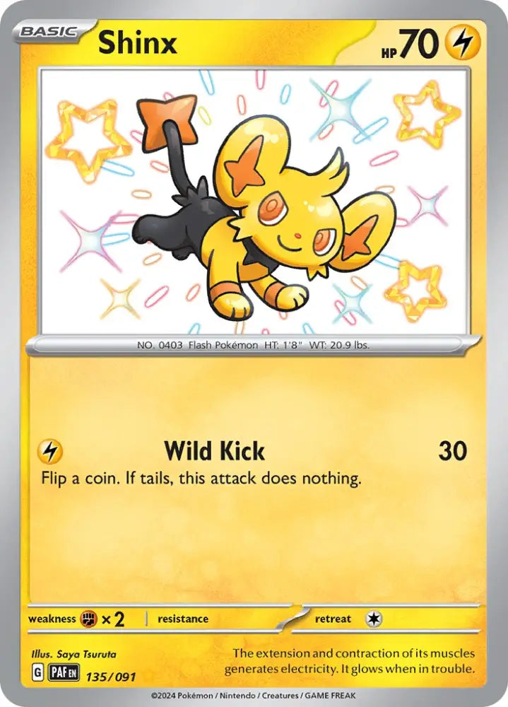 Shinx (135/091) [Scarlet & Violet: Paldean Fates] - Pokemon Single