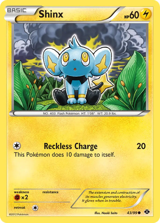 Shinx (43/99) [Black & White: Next Destinies] - Pokemon Single