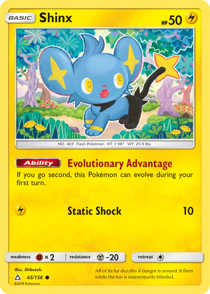 Shinx (45/156) [Sun & Moon: Ultra Prism] - Pokemon Single