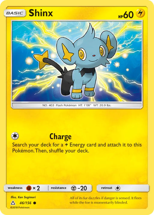 Shinx (46/156) [Sun & Moon: Ultra Prism] - Pokemon Single