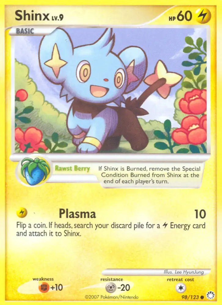 Shinx (98/123) [Diamond & Pearl: Mysterious Treasures] - Pokemon Single