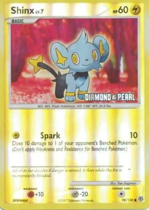 Shinx (98/130) [Burger King Promos: 2008 Collection] - Pokemon Single