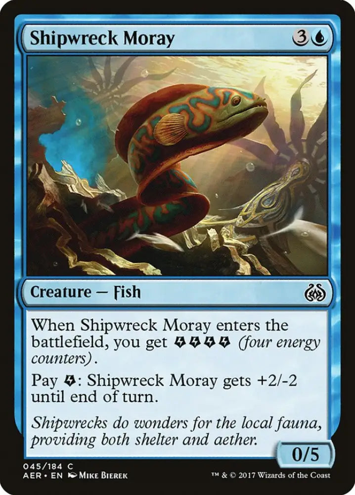 Shipwreck Moray [Aether Revolt] - MTG Single