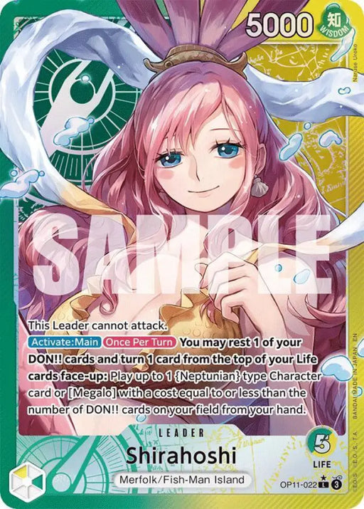 Shirahoshi (022) (Alternate Art) (OP11-022) [A Fist of Divine Speed]
