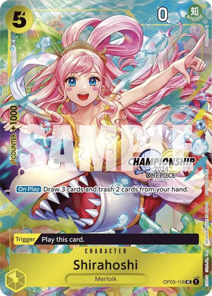 Shirahoshi (CS 2024 Celebration Pack) (OP03-116) [One Piece Promotion Cards]