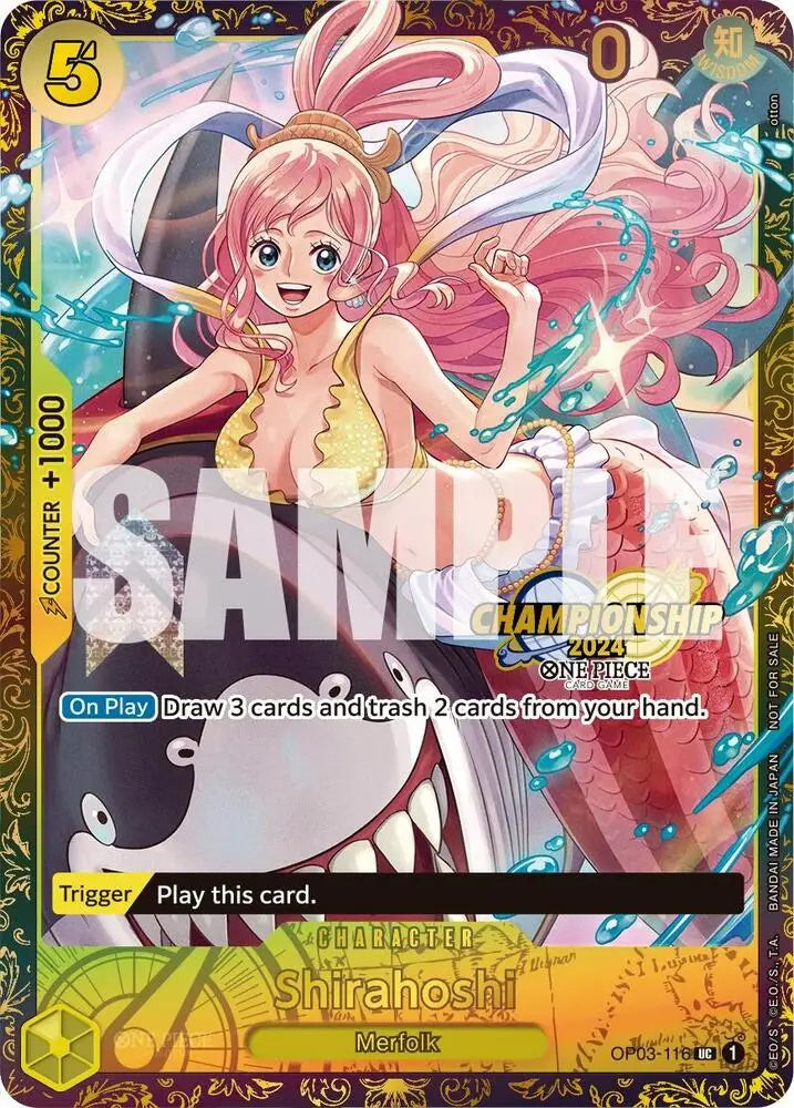 Shirahoshi (October Championship 2024 Online Regional) (OP03-116) [One Piece Promotion Cards]