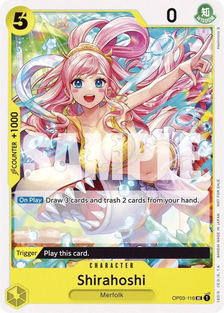 Shirahoshi (Tournament Pack Vol. 6) (OP03-116) [One Piece Promotion Cards]