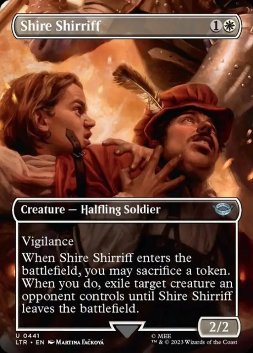 Shire Shirriff (Borderless Alternate Art) [The Lord of the Rings: Tales of Middle-Earth] - MTG Single