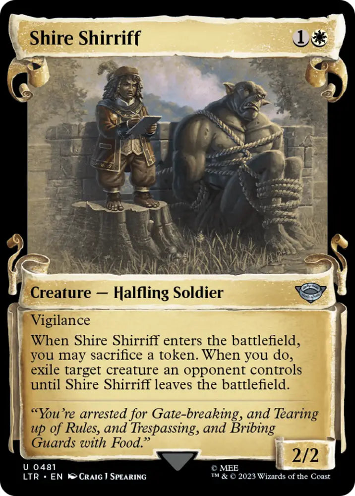 Shire Shirriff [The Lord of the Rings: Tales of Middle-Earth Showcase Scrolls] - MTG Single
