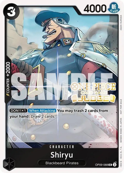 Shiryu (Judge Pack Vol. 5) (OP09-088) [One Piece Promotion Cards]