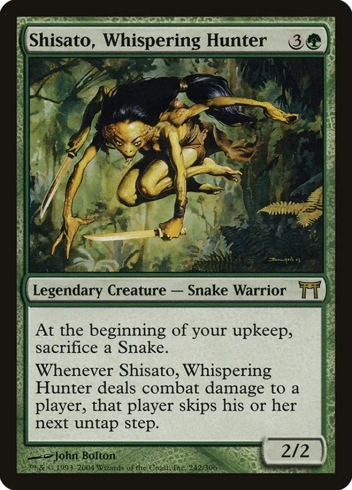 Shisato Whispering Hunter [Champions of Kamigawa] - MTG Single