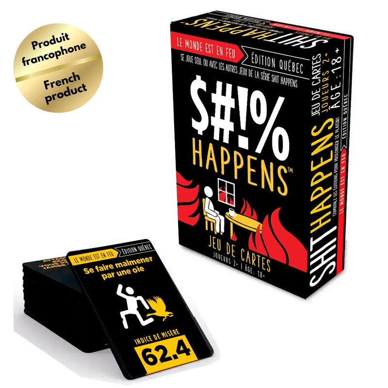 Shit Happens - Le monde est en feu Édition Québec (FR) - Board Games