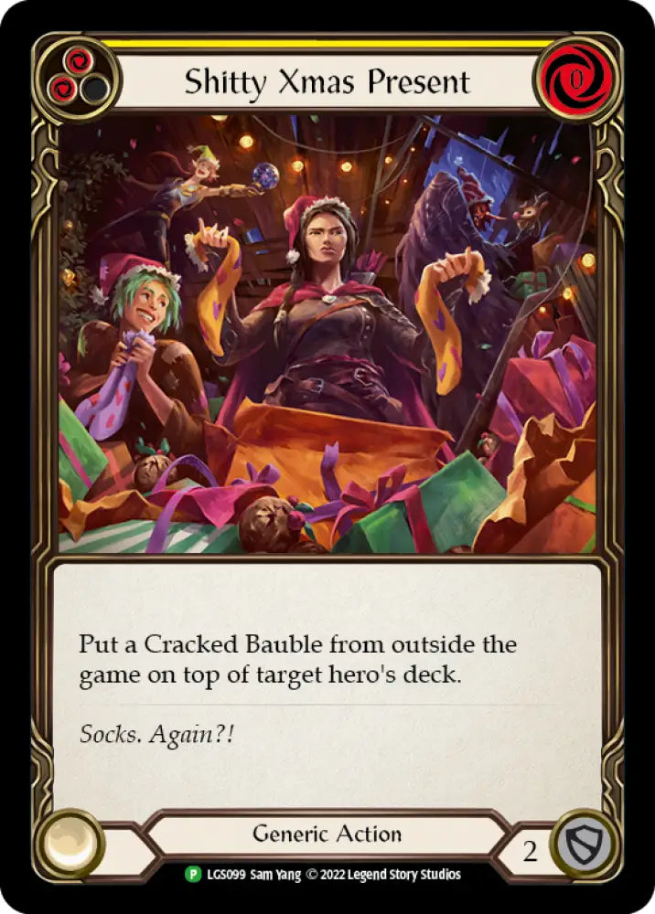Shitty Xmas Present [LGS099] (Promo) Rainbow Foil - Flesh And Blood Single