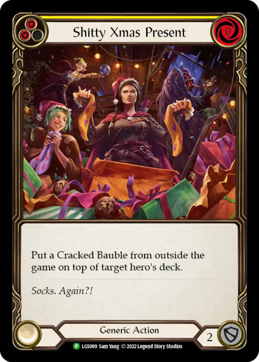 Shitty Xmas Present [LGS099] (Promo) Rainbow Foil - Flesh And Blood Single