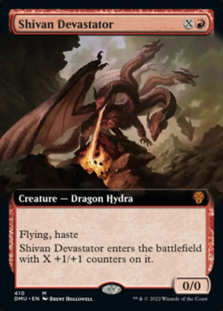 Shivan Devastator (Extended Art) [Dominaria United] - MTG Single