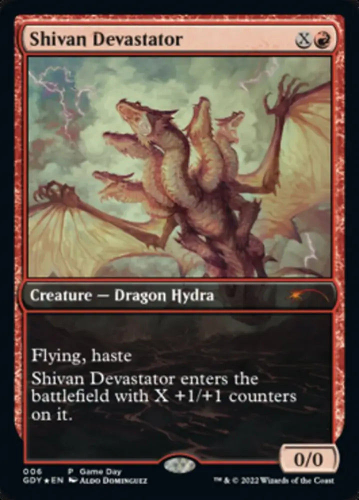 Shivan Devastator [Game Day 2022] - MTG Single