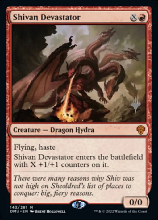 Shivan Devastator (Promo Pack) [Dominaria United Promos] - MTG Single