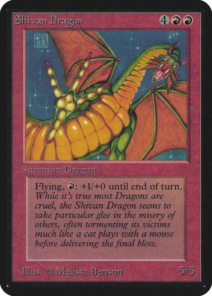 Shivan Dragon [Alpha Edition] - MTG Single